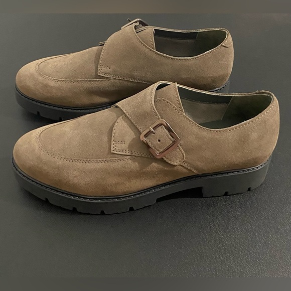 Seychelles Foremost Leather Chunky Platform Loafers Monk Strap Oxford New NWOT - Picture 7 of 10